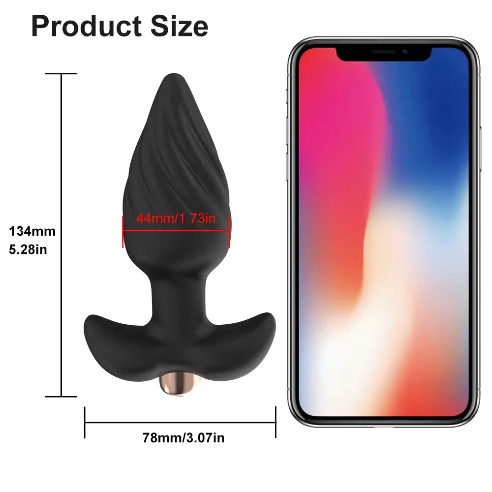 Usb Silicone Anal Vibrator For Couples